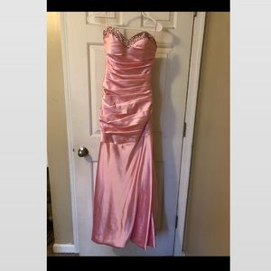 Pink prom dress
